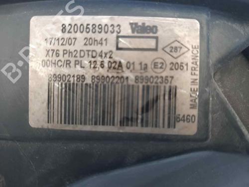 Right headlight RENAULT KANGOO (KC0/1_) 1.5 dCi (KC08, KC09) | BP17548267C29