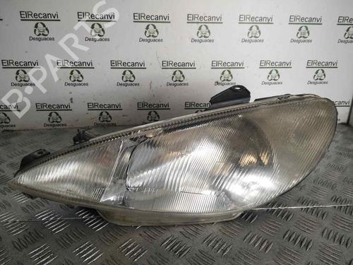 Used Left headlight PEUGEOT 206 Hatchback (2A/C) [1998-2012]  15818383