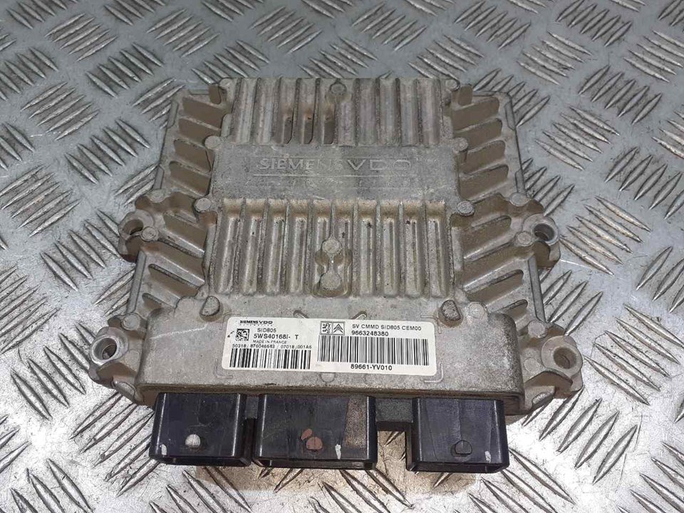 Engine Control Unit ECU PEUGEOT 107 PM PN 9430603 B Parts