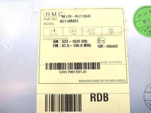 Radio HYUNDAI i30 (GD) 1.4 | BP29969393E6 