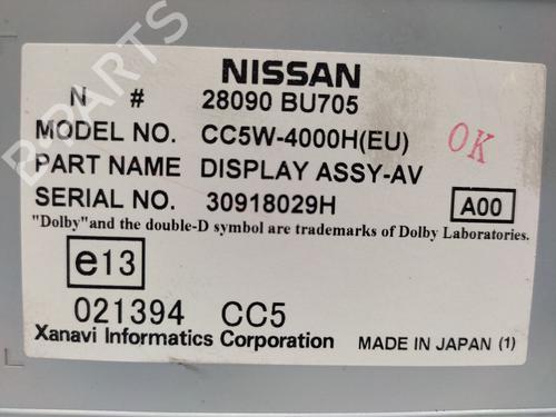 Display monitor NISSAN ALMERA TINO (V10) 2.2 dCi | BP21157331C48