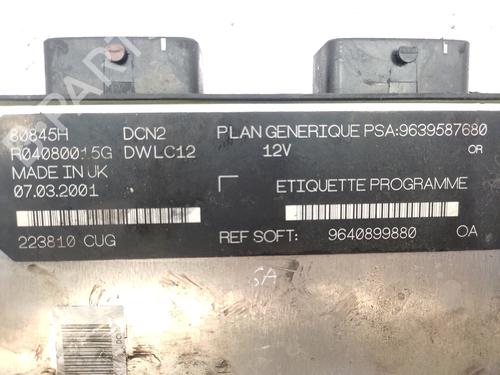 Engine control unit (ECU) PEUGEOT 206 Hatchback (2A/C) | BP21158146M57