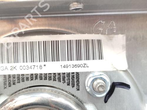 Driver airbag CITROËN EVASION MPV (22, U6) 2.0 HDI | BP25136675C9 