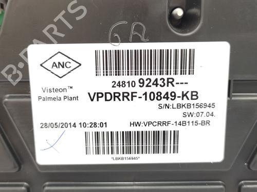 Instrument cluster RENAULT CAPTUR I (J5_, H5_) 0.9 TCe 90 | BP28480574C47 