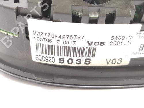 Instrument cluster VW POLO IV (9N_, 9A_) 1.4 16V | BP21517791C47 