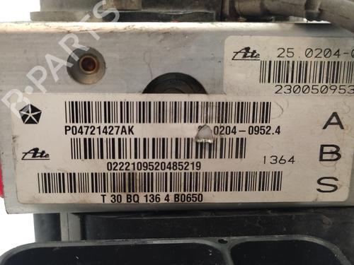 ABS Bremseaggregat CHRYSLER VOYAGER IV (RG, RS) 2.5 CRD | BP21160704M43 