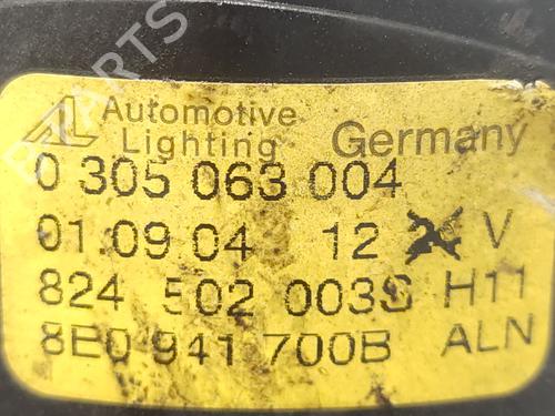 Højre Foran Tågelygte AUDI A4 B6 (8E2) 1.9 TDI | BP21157386C31 