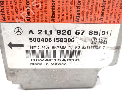 Airbag styreenhed MERCEDES-BENZ E-CLASS (W211) E 270 CDI (211.016) | BP28295840M53 