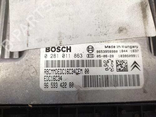 Computer motormanagement CITROËN C4 I (LC_) 1.6 HDi | BP29308563M57