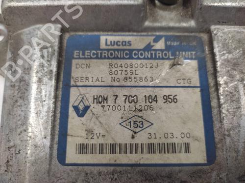 Engine control unit (ECU) RENAULT KANGOO (KC0/1_) D 65 1.9 (KC0E, KC02, KC0J, KC0N) | BP21149136M57 