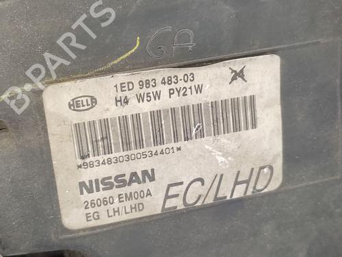 Left headlight NISSAN TIIDA Saloon (SC11) 1.8 | BP24683487C28 