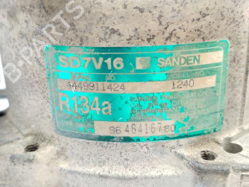 AC compressor PEUGEOT PARTNER Box Body/MPV (5_, G_) 2.0 HDi | BP32216816M34 