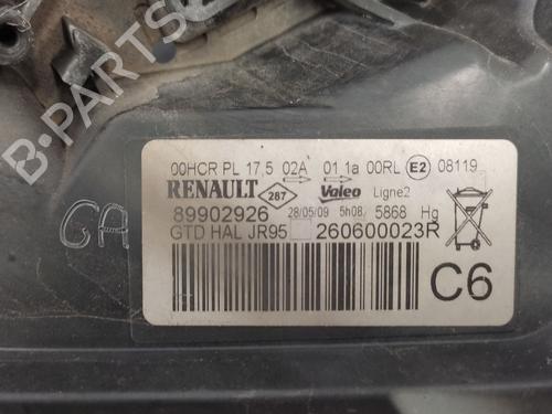 Scheinwerfer links RENAULT SCÉNIC III (JZ0/1_) 1.4 16V (JZ0F, JZ1V) | BP30883609C28