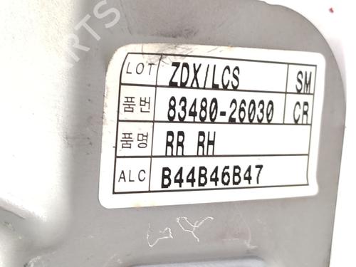 Rear right window mechanism HYUNDAI SANTA FÉ I (SM) 2.0 CRDi | BP26613508C25 