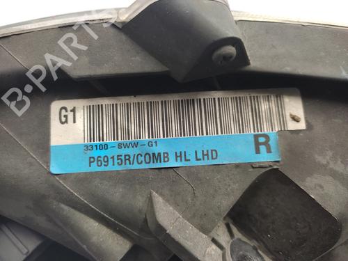 Right headlight HONDA CR-V III (RE_)  | BP21153687C29 