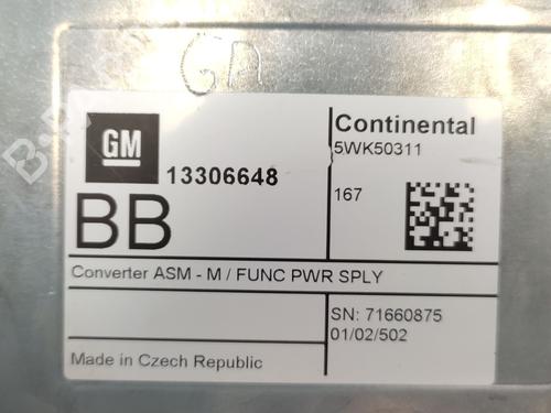 Electronic module OPEL ASTRA K Sports Tourer (B16) 1.4 Turbo (35) | BP29125302M83 