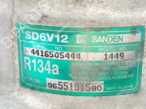 AC compressor PEUGEOT 206 Hatchback (2A/C) 1.4 i | BP31839700M34 