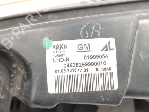 Right headlight OPEL COMBO Box Body/MPV (X12) 1.3 CDTI (B05) | BP39535893C29 - Image 4