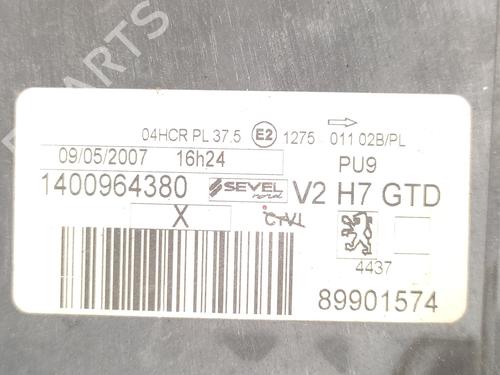 Left headlight PEUGEOT 807 (EB_)  | BP23022694C28 