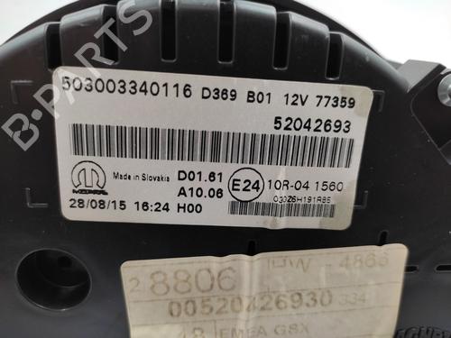 Instrument cluster FIAT 500X (334_)  | BP21149004C47 