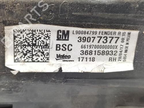 Right taillight OPEL ASTRA K Sports Tourer (B16) 1.4 Turbo (35) | BP29122537C35 
