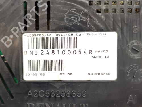 Instrument cluster RENAULT MEGANE III Hatchback (BZ0/1_, B3_) 1.9 dCi (BZ0N, BZ0J) | BP28608393C47