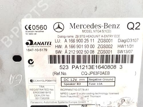 Radio MERCEDES-BENZ M-CLASS (W166)  | BP24548448E6 