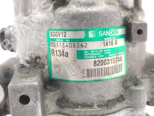 AC compressor RENAULT KANGOO (KC0/1_) 1.5 dCi (KC07) | BP24553508M34 