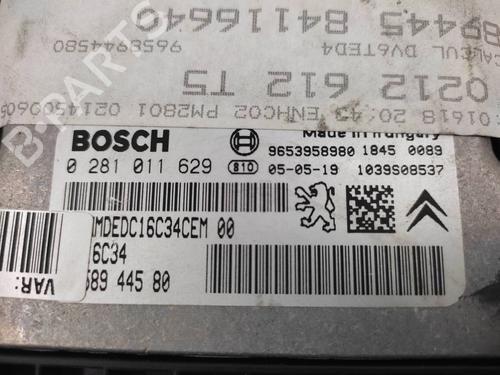 Engine control unit (ECU) PEUGEOT 307 SW (3H)  | BP21149823M57 