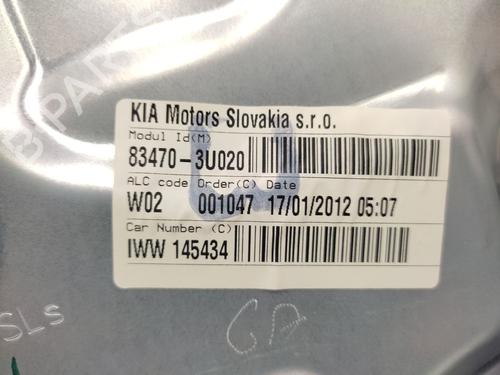 Rear left window mechanism KIA SPORTAGE IV (QL, QLE) 1.7 CRDi | BP29455672C24 