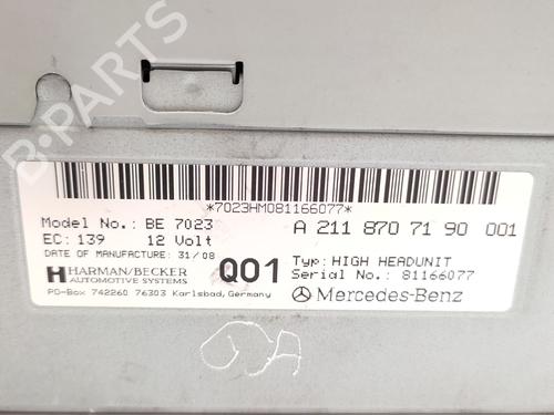 Radio MERCEDES-BENZ E-CLASS (W211) E 270 CDI (211.016) | BP28295839E6 