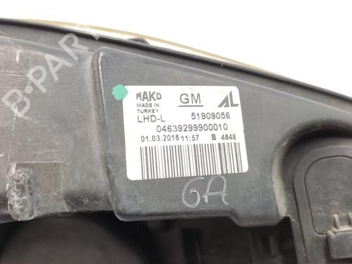 Left headlight OPEL COMBO Box Body/MPV (X12) 1.3 CDTI (B05) | BP39535894C28 - Image 3
