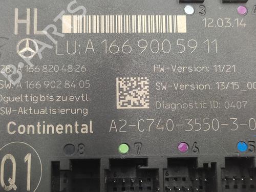 Electronic module MERCEDES-BENZ M-CLASS (W166) | BP21663129M83