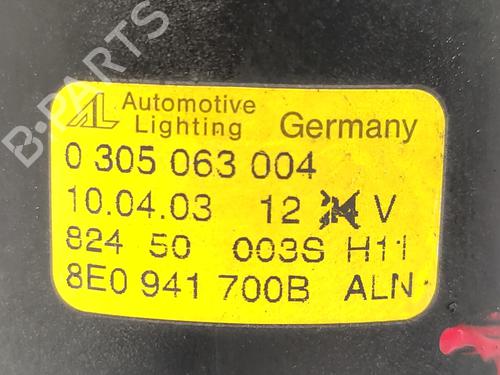 Højre foran tåkelykt AUDI A4 B6 (8E2) 1.9 TDI quattro | BP21157427C31 