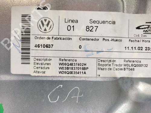 Front right window mechanism VW POLO IV (9N_, 9A_) 1.2 12V | BP29455677C23 