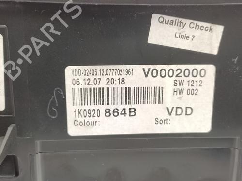 Instrument cluster VW GOLF V (1K1) 1.9 TDI | BP26741095C47