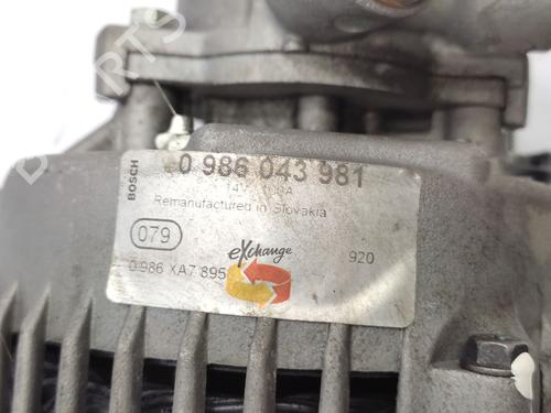 Alternator OPEL CORSA C (X01) 1.7 DTI (F08, F68) | BP30931650M7