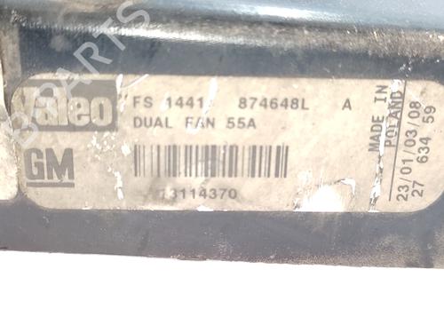 Køleventilator elektrisk OPEL VECTRA C (Z02)  | BP21155966M35 