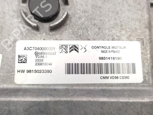 Engine control unit (ECU) PEUGEOT 308 III (FB_, FH_, FP_, F3_, FM_) PureTech 130 (FPHNSL, FPHNST) | BP26138528M57 