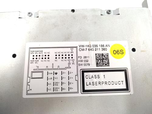 Radio VW GOLF VI (5K1)  | BP21149381E6 