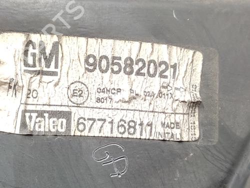 Left headlight OPEL ZAFIRA A MPV (T98) 2.0 DTI 16V (F75) | BP21161929C28 