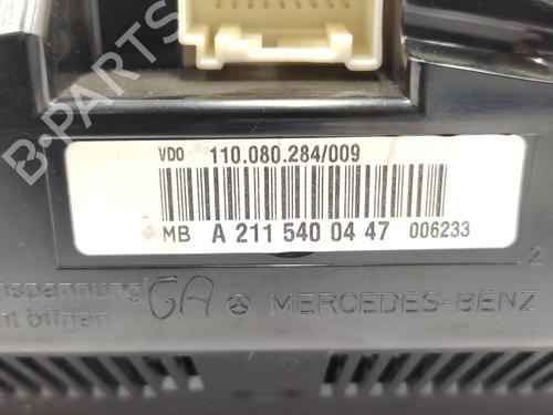 Instrument cluster MERCEDES-BENZ E-CLASS (W211) E 270 CDI (211.016) | BP28294917C47 
