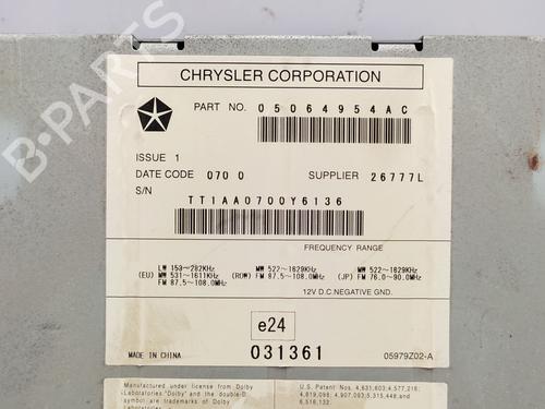 Radio JEEP CHEROKEE (KK) 2.8 CRD 4x4 | BP38959564E6 - Image 6