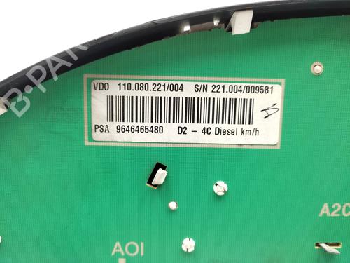 Instrument cluster PEUGEOT 407 (6D_)  | BP21154455C47 