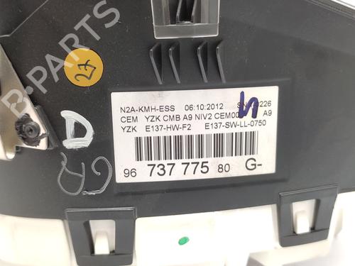 Instrument cluster PEUGEOT 208 I (CA_, CC_) 1.2 VTI 82 | BP29592404C47