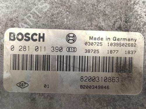 Engine control unit (ECU) RENAULT MEGANE II Estate (KM0/1_) 1.9 dCi (KMRG, KM1G, KM0G, KM2C) | BP21159851M57 