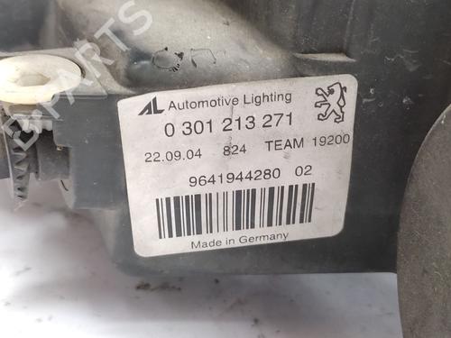 Left headlight PEUGEOT 407 (6D_) 2.0 (6DRFNB, 6DRFNE) | BP37200613C28 - Image 7