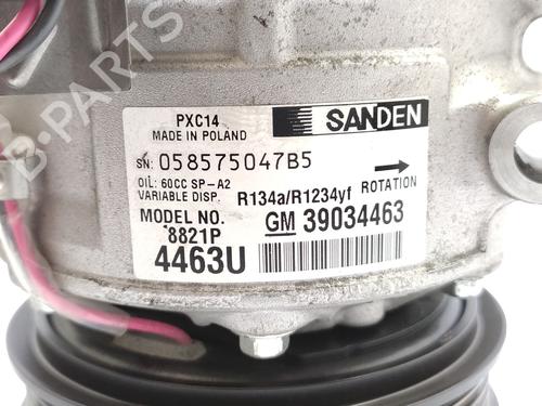AC compressor OPEL ASTRA K Sports Tourer (B16) 1.4 Turbo (35) | BP29123958M34 