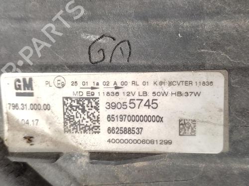 Left headlight OPEL ASTRA K Sports Tourer (B16) 1.4 Turbo (35) | BP29122534C28 