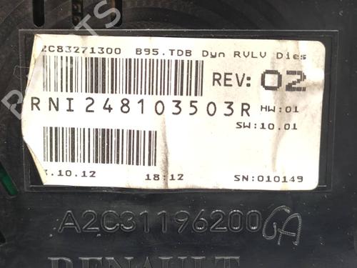 Instrument cluster RENAULT MEGANE III Hatchback (BZ0/1_, B3_) 1.5 dCi (BZ0C) | BP21161204C47